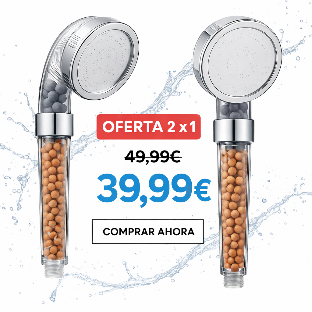 GRIFO DE DUCHA CON FILTROS MINERALES