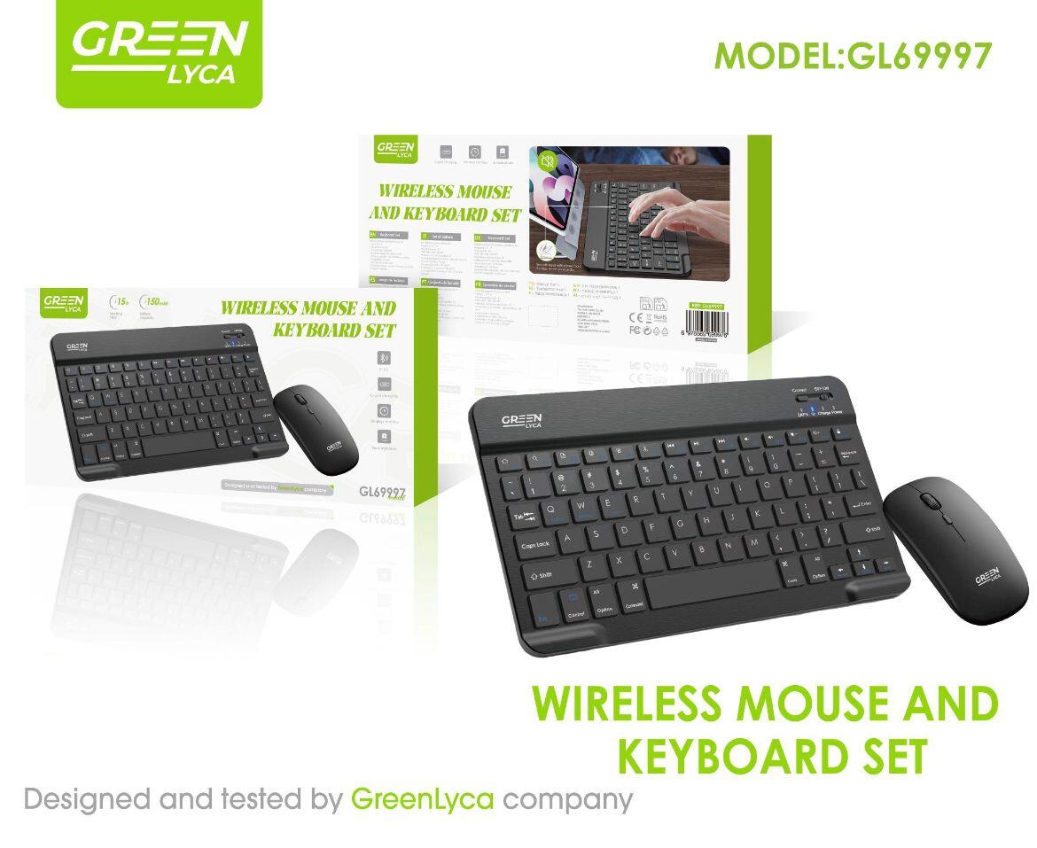 Teclado y ratón inalámbrico.